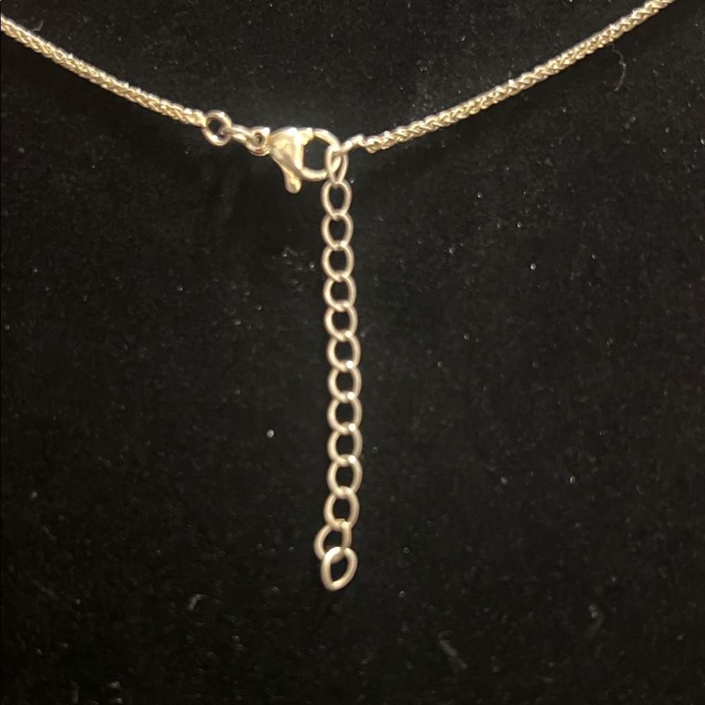 Puffy Initial "E" Pendant Necklace - image 5